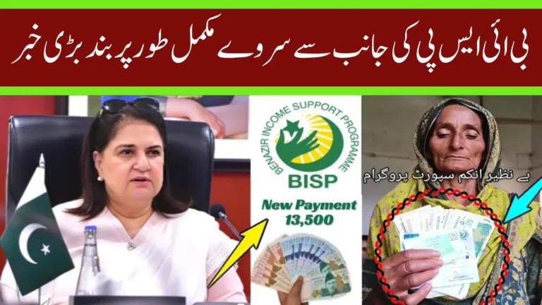 BISP Alipur Update No Surveys for 45 Days During SIM Issuance