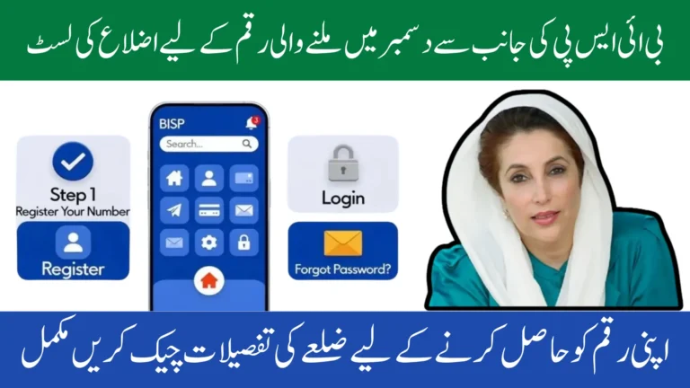 BISP Phase 3 Official District List for Wallet Activation December 2025 Release